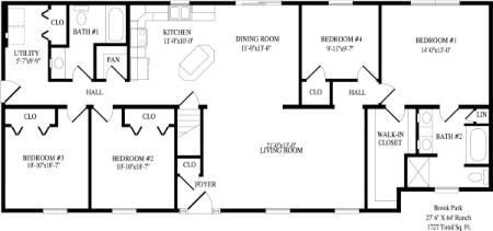 brook park first floor plan